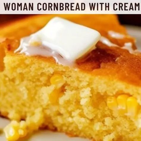 Pioneer Woman Cornbread with Creamed Corn - Easy Kitchen Guide Cornbread With Cream Corn And Jalapenos, Ree Drummond Cornbread, Pioneer Woman Corn Bread, Cream Style Corn Cornbread, Cornbread With Creamed Corn Recipes, Cornbread Muffins With Cream Corn, Krusteaz Cornbread Recipes Creamed Corn, Corn Muffins With Cream Corn, Jiffy Cornbread With Cream Corn