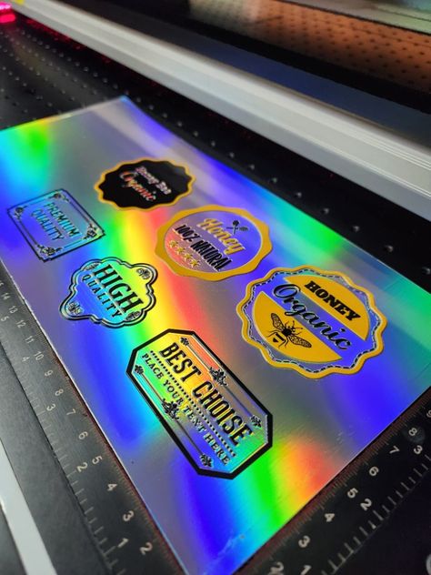 #Repost Gencotech Laser Marking
NEW NEW NEW
New DTF transfer sheet application available for JF240 UV printer. Colors available Silver foil and Gold foil.
For more info contact office@gencotech.co.za / 012 253 1172.

#gccworld #gcclaserpro #uvprinter #DTF #dtftransfers #dtfprinting #flatbedprinter #labels #stickers Uv Dtf Printer, Uv Dtf Sticker, Sticker Printer, 3d Cnc, Laser Marking, Uv Dtf, Inkjet Printer, Silver Foil, Gecko