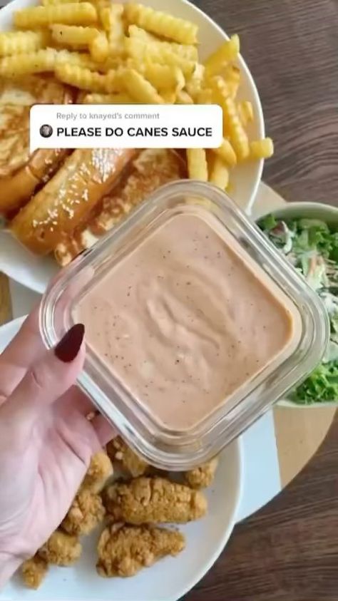 How To Make In N Out Sauce, Lunch Ideas To Make At Home, East Dinner Ideas, Canes Sauce, Lunch At Home, Food At Home, Tasty Baking, Food Recepie, Köstliche Desserts