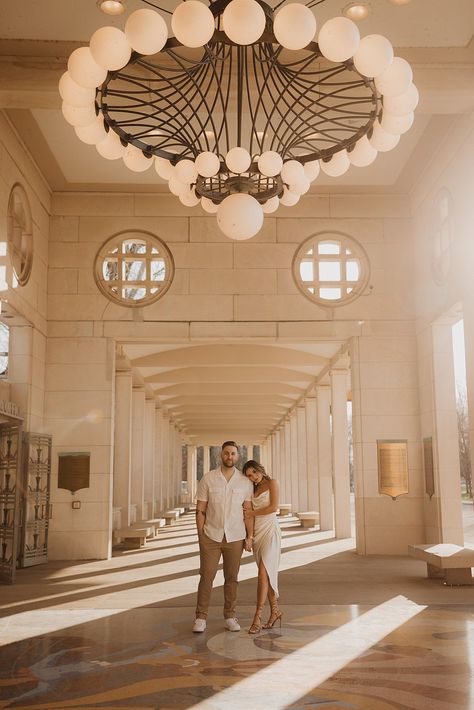 St. Louis Engagement Photos at Forest Park | St. Louis Muny Engagement Photoshoot Ideas Classy, Engagement Photoshoot Elegant, Engagement Photos Satin Dress, Engagement Photos Luxury, Engament Dress Ideas, Fashion Engagement Photos, Modern Elegant Engagement Photos, Engagement Photos Fancy, Engagement Picture Dress