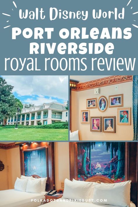 Port Orleans Riverside Royal Rooms Review. Everything you need to know about this upcharged room at Disney World Resorts. The Princess Rooms at Disney Port Orleans Riverside. #disneyresort Port Orleans Riverside Disney World, Princess Rooms, Disney Moderate Resorts, Disney Port Orleans Riverside, Disney Deluxe Resorts, Disney Port Orleans, Disney Princess Room, Port Orleans French Quarter, Port Orleans Riverside