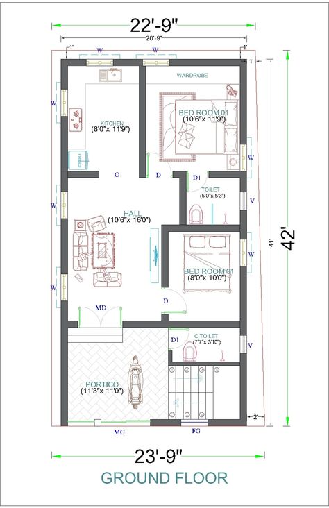 2D plan ( North Facing) 850 sq.ft house (2 BHK) Locations : Thamanayakanpatti Our Service; Floor plan, 3d modelling, 3d floor plan, Elevation, Exterior design, Interior design, Architecture design..., For more details contact., Ds Civil Projects Your Home , Our Passion Designer - Interior - Construction +91 70105 90090. +91 7708165092 #architecture #elevationdesign #3dmodeling #exteriordesign #3elevation #interiordesign #designengineer #homedesign #housedesign#elevation #buildin... 850 Sq Ft House, Elevation Exterior Design, Floor Plan Elevation, Plan Elevation, Interior Construction, 3d Floor Plan, Designer Interior, 3d Floor, Interior Design Architecture