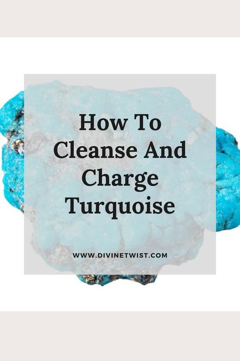 TurquoiseCare | CrystalCleansing | EnergyCharging Turquoise Healing Properties, Best Cleanse, Cleansing Crystals, Turquoise Crystal, Spiritual Journey, Healing Properties, Energy Healing, Step By Step, Spirituality