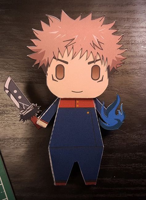 Jujutsu Kaisen: Yuji Itadori Paperized Inumaki Paper Craft, Jjk Paper Craft, Jujutsu Kaisen Paper Craft, Jujutsu Kaisen Gift Ideas, Gojo Satoru Papercraft Template, Anime Printables Jujutsu Kaisen, Yuji Itadori Nendoroid, Jujutsu Kaisen Yuji Itadori, Jujutsu Kaisen Yuji