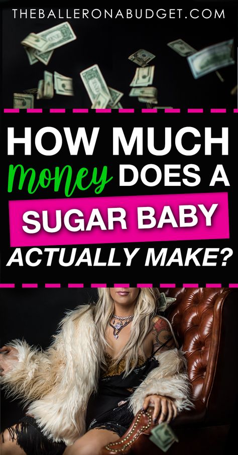 What is a sugar baby and how much do they really make? Are they the same thing as prostitutes? Here's my true story of trying to make money as a sugar baby. - www.theballeronabudget.com Baby Money, Sugarbaby Tips, Sugar Daddys Money Aesthetic, Baby Steps Dave Ramsey, Sugarbaby Lifestyle Tips, Saving For Baby, Money Apps, Want A Girlfriend, Earn Money Online Fast