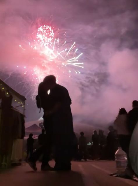 Couple Watching Fireworks Aesthetic, Watching Fireworks Aesthetic, Couple Watching Fireworks, Fireworks Aesthetic, Watching Fireworks, This Kind Of Love, Dark Aesthetic, Fireworks, Feelings