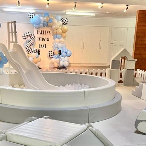 Soft Play, Ball Pits & Jumping Castles Party Hire Wollongong on Instagram: "📍Venue: Huskisson Community Centre 🏎️ Custom Soft Play Party Hire Package - Carousel, Mega Ball Pit + 3 metre slide, Pyramid and Balance Beam!   🎈 Backdrop & Balloons by @mymementoau 😍  Book Bambolinis to keep the kids entertained for your next gathering ⤵️  www.bambolinissoftplay.com.au   Create unforgettable memories with Bambolinis Soft Play & Outdoor Cinema Hire Wollongong | Kids Party Hire Sydney  ******************************************** 🏆 2024 Award Winning - Highly Commended Best New Business - IWIB  🥇 Illawarra’s Trusted Soft Play Party Hire 🏰 Jumping Castles Wollongong  🎮 Arcade & Outdoor Cinema Hire Wollongong 📍Free Delivery for the Illawarra" Ball Pit Slide, Soft Play Party, Kids Party Hire, Ball Pit With Slide, Kids Party Rentals, Backdrop Balloons, Ball Pits, Play Outdoor, Castle Party