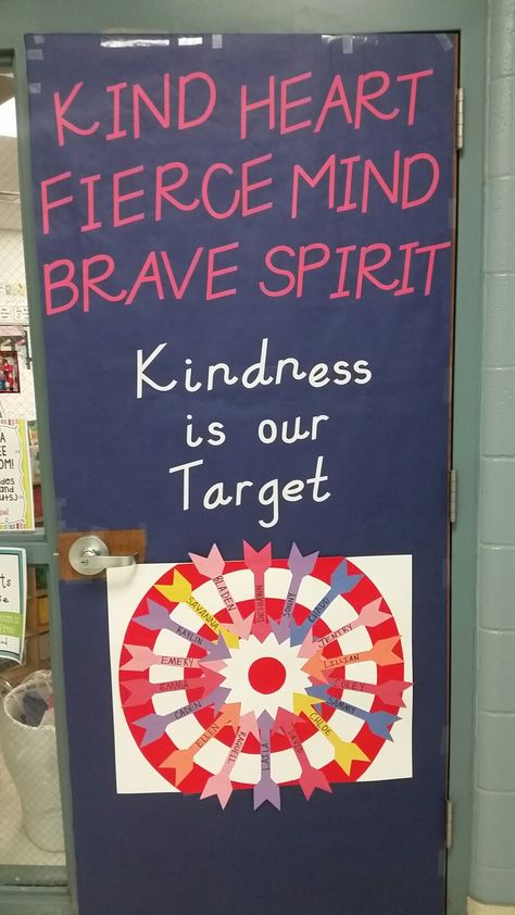 Kindness Challenge week door Kindness Door, Kindness Theme Door, Kindness Classroom Door, Kindness Week Door Decorations, Kindness Door Decorating Contest, Kindness Door Decorations, Kindness Wall, Kindness Door Decorations Classroom, Kindness Posters Schools