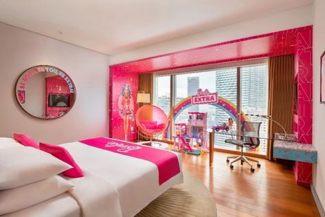 Barbie™ Ultimate Staycation By Grand Hyatt Kuala Lumpur Themed Hotel Rooms, Life Of Luxury, Hotel Owner, Barbie Room, Barbie Theme, Pink Palette, Grand Hyatt, Grunge Room, Hotel Stay