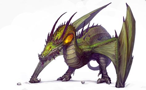 This Is Not a Dragon. by Anritco Green Wyvern, Wyvern Art, Rendering Process, Dragon Sketch, Pathfinder Rpg, By Any Means Necessary, Fantasy Beasts, Alien Concept Art, Do Nothing