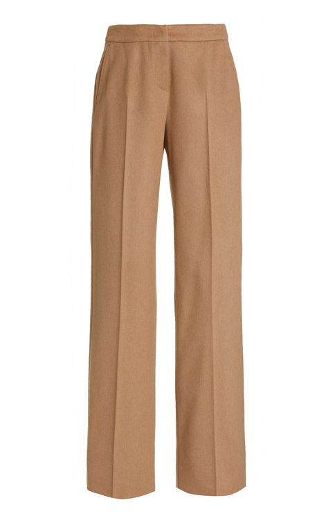 Monochromatic Dressing, Royal Wardrobe, Aw 2023, Fall Wardrobe Essentials, Feminine Top, Wool Trousers, By Max, Wool Pants, Straight Leg Trousers