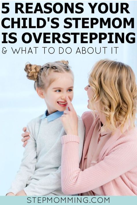 Is your child's stepmom overstepping boundaries? Here are five common reasons overstepping happens and how to address it! | Parenting After Divorce | Divorced Mom | Shared Parenting | Co-Parenting | Divorced Mom Tips | Blended Family | Mom Stepmom Dynamics | Stepmom Overstepping Boundaries | Stepmom Advice | Stepmomming Article | Blended Family Stepparent Stepmom Overstepping Boundaries, Step Mom Boundaries, Overstepping Boundaries, Family Coaching, Stepmom Advice, Co-parenting, Step Mom Advice, Blended Families, Divorced Parents