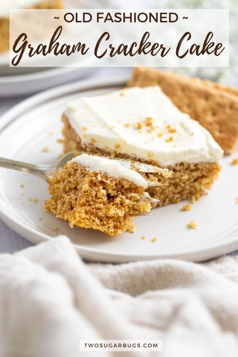 Graham Cracker Sheet Cake, Graham Cracker Crumb Recipes Desserts, Graham Cracker Refrigerator Cake, Uses For Graham Crackers, Gram Cracker Cake Recipe, Desserts Made With Graham Crackers, Graham Cracker Cake Recipe, Gram Cracker Desserts, Gram Cracker Cake