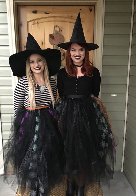 Diy Tulle Witches Skirt, Diy Sorceress Costume, Witch Custome Halloween Women, Diy Witch Skirt, Diy Witch Costume Women Plus Size, Cute Witch Costume For Women, Homemade Witch Costumes For Women, Costume Sorciere, Witch Dress Diy