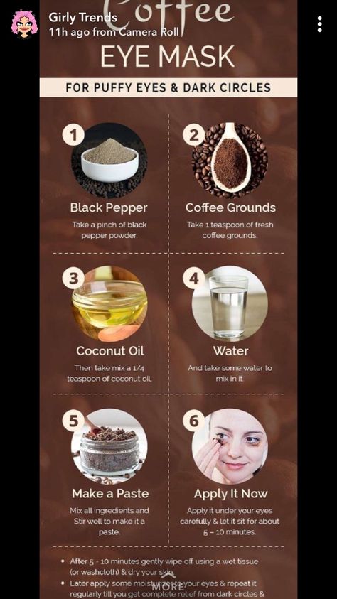 Diy Makeup Remover, Remove Dark Circles, Dark Circles Under Eyes, Homemade Bath Products, Homemade Face Masks, Best Beauty Tips, Homemade Face, Happy Skin, Skin Care Remedies