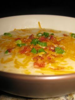 Crockpot Potato Soup - This was wonderful! I used cubed frozen hashbrowns instead of shredded. I added more onion and a few spices (garlic pepper, etc). I also put some bacon and cheddar in the crock pot for the last hour with the cream cheese. Crockpot Baked Potato Soup, Crockpot Baked Potato, Baked Potato Soup Crock Pot, Potato Soup Crockpot Recipes, Potato Soup Crock Pot Easy, Crockpot Potato, Slow Cooker Potato Soup, Ham And Potato Soup, Potato Soup Easy