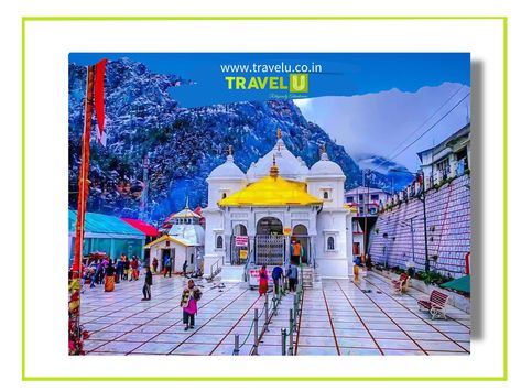 Gangotri Tour Package Uttarakhand Temple, Gangotri Temple, Chicago Neighborhoods Map, Char Dham Yatra, Eve Instagram, Lovely Good Night, Delhi Airport, Temple Photography, Travel Inspiration Destinations