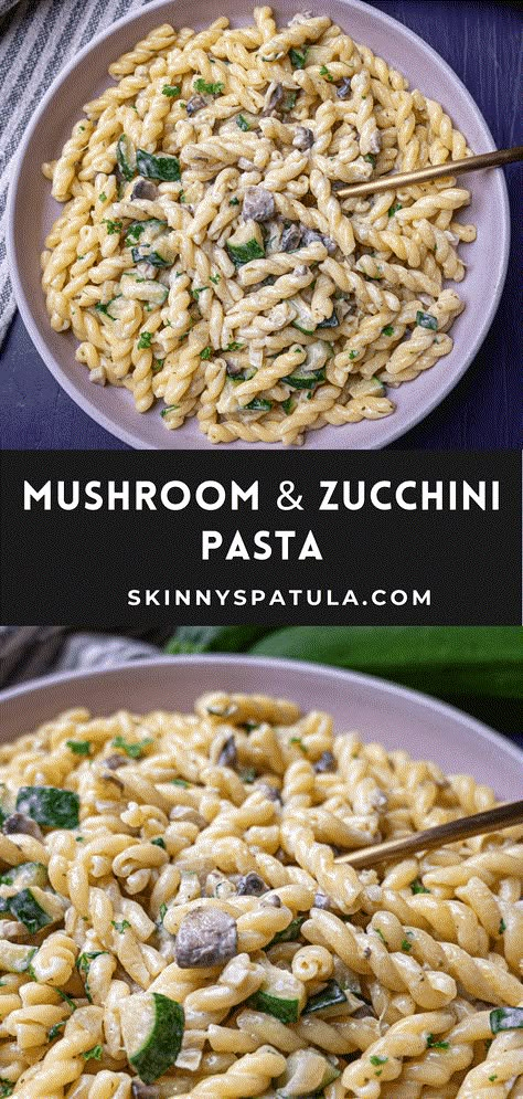 Creamy Mushroom Zucchini Pasta Zucchini Potato Recipes, Pasta With Zucchini And Mushrooms, Creamy Zucchini Pasta, Mushroom Zucchini Recipe, Mushroom Zucchini, Zucchini Mushrooms, Zucchini Pasta Recipes, Creamy Zucchini, Mushroom Recipes Pasta