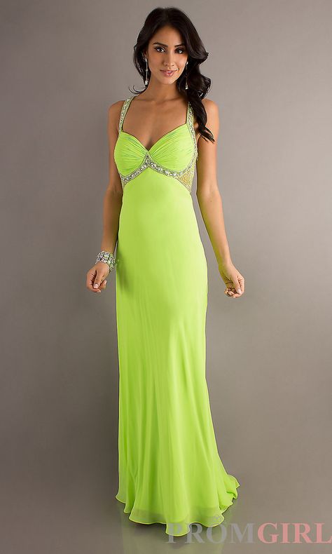 Neon green dresses