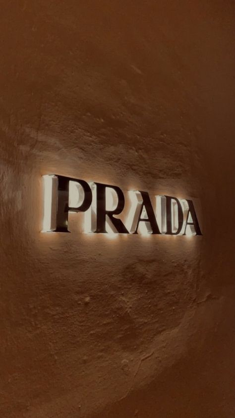 Brown Designer Aesthetic, Prada Background, Brown Luxury Aesthetic, Aesthetic Brands, Vogue Wallpaper, Aesthetic Types, Peach Aesthetic, Dior Logo, Cold Outfits