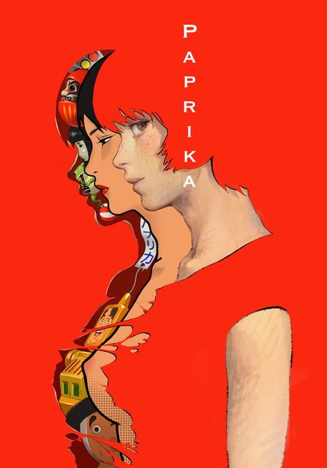 Satoshi Kon, Arte Inspo, 영감을 주는 캐릭터, Funky Art, Graphic Design Posters, Art Reference Photos, Art Reference Poses, Graphic Poster, Pretty Art