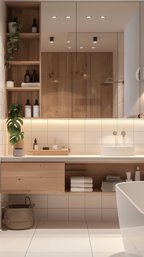 Scandinavian Bathroom Designs - Remodr Bathroom Design Scandinavian, Small Bathroom Upgrades, Modern Scandinavian Bathroom, Minimalistic Furniture, Scandinavian Bathroom Design, Architectural Diagrams, Elegant Bathroom Design, Industrial Chic Design, Minimalist Bathroom Design