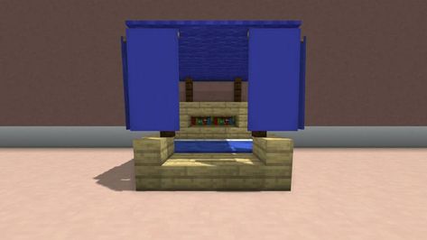 Minecraft Canopy, Minecraft Canopy Bed, Bed In Minecraft, Bed Minecraft, Minecraft Blocks, Canopy Bed, Minecraft Designs, Texture Packs, Ask For Help