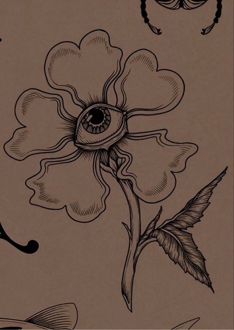 Flower With Face Drawing, Eye Flower Drawing, Trippy Eyes Drawing, Hippie Drawing, Trippy Eye, Drawing Summer, Art Final, Trippy Drawings, Trippy Painting