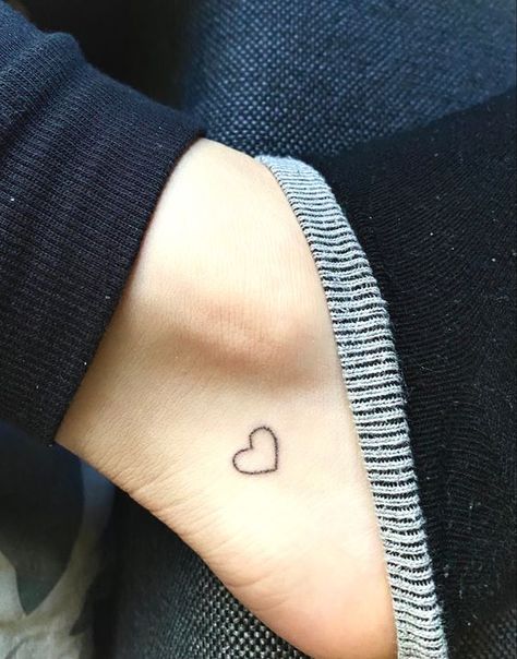 Small heart tattoo Small Heart Ankle Tattoos For Women, Tiny Heart Tattoo On Ankle, Heart Ankle Tattoos For Women, Heart On Ankle Tattoo, Ankle Tattoo Heart, Heart Tattoo On Ankle, Small Tattoos Ankle, Heart Ankle Tattoo, Small Heart Tattoo Ideas