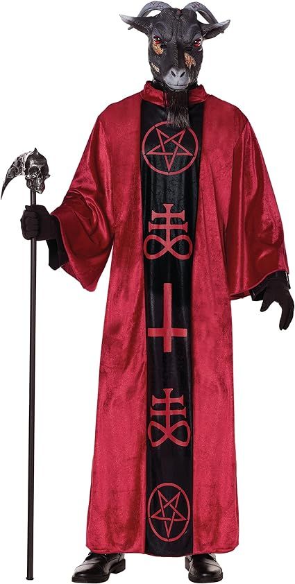 Baphomet Costume, Demon Outfit, Goat Costume, Goat Mask, Devil Costume, Inflatable Costumes, Black Gloves, Spirit Halloween, Halloween Kids