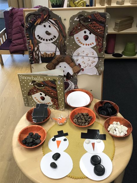 Nursery Provision, Winter Provocations, Provocation Table, Story Stretchers, Provocations Kindergarten, Winter Kindergarten Activities, Table Activities, Winter Crafts Preschool, Winter Unit