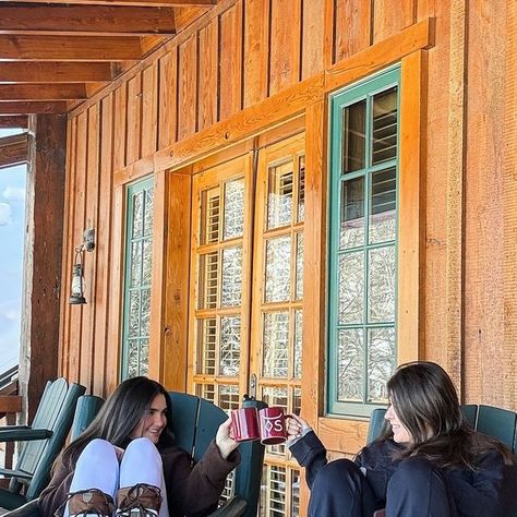 Abigail Savopoulos on Instagram: "Cheers to a successful girls trip ❄️" Fall Girls Trip, Aspen Vibes, Weekend Aesthetic, Oregon Girl, Cabin Weekend, Oregon Trip, Old Cabin, Cabin Trip, Mountain Girl