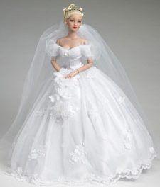 Doll Wedding Dress, Cinderella Doll, Barbie Bridal, Barbie Wedding Dress, Wedding Doll, Barbie Bride, Barbie Wedding, Barbie Gowns, Bride Dolls