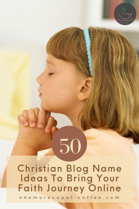 Through blogging, you can share your Christian faith and reach out to more people if done properly. First thing to cross out of your to-do list is finding a name, so here's a list of Christian blog name ideas to get you started. Learn how to choose a good name, buy a domain name, and build your website from scratch. #blogname #blogging #Christianblog Christian Blog Name Ideas, Blog Name Ideas, Christian Names, Catchy Names, Faith Blogs, Christian College, Name For Instagram, Website Names, Christian Relationships