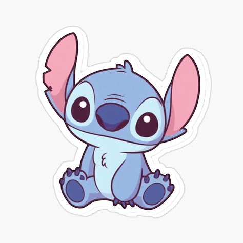 Cute Aesthetic Stickers Pastel, Aesthetic Stickers For Journal, Stickers Stitch, Disney Stickers Printables, Stitch Kawaii, Disney Silhouette Art, Big Stickers, Stickers Disney, ليلو وستيتش