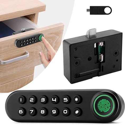 Diy Wooden Furniture, Biometric Lock, Drawer Lock, Usb Keys, Privacy Lock, Digital Door Lock, Cabinet Lock, Fingerprint Lock, File Drawer