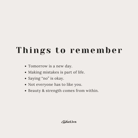 Tomorrow is a new day, filled with endless possibilities. It's okay to make mistakes; they are part of our journey. Don't be afraid to say "no," it's your right to choose. Remember, not everyone will like you, and that's perfectly fine. True beauty and strength come from within. #NewDay #EmbraceTomorrow #PositiveVibes #SelfLove #PersonalGrowth #Motivation #Inspiration #MistakesAreOkay #SayNo #BeautyFromWithin #StrengthWithin Say No To Things That Dont Serve You, Its Ok To Make Mistakes Quotes, Tomorrow Is A New Day Quotes, We All Make Mistakes Quotes, Not Everyone Will Like You, Its Okay To Make Mistakes, New Day Quotes, Mistake Quotes, Tomorrow Is A New Day