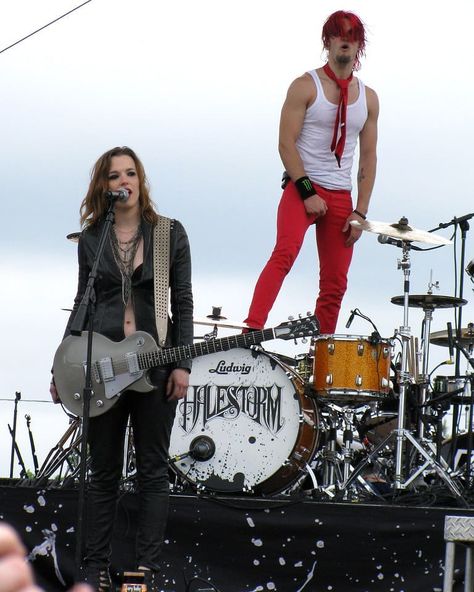 Josh Smith, Lzzy Hale, Wicked Ways, Halestorm, R&b Music, Red Lion, Metal Music, My Favorite Music, Rock Music