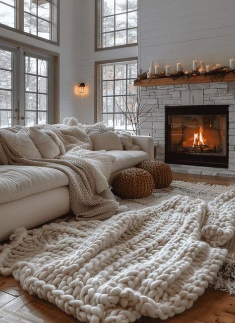 Living Room Cozy Warm, Cozy Living Room Decor Ideas, Cozy Living Room Warm, Cozy Decor Ideas, Winter Moodboard, Cozy Living Room Decor, Earthy Living Room, Lights For Christmas, Winter Living Room