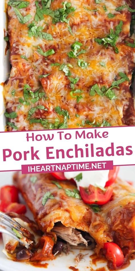 Shredded Pork Crockpot, Pulled Pork Seasoning, Pork Empanadas, Leftover Pork Tenderloin, Pulled Pork Leftover Recipes, Pulled Pork Enchiladas, Recipes Using Pork, Pork Enchiladas, Pressure Cooker Pork