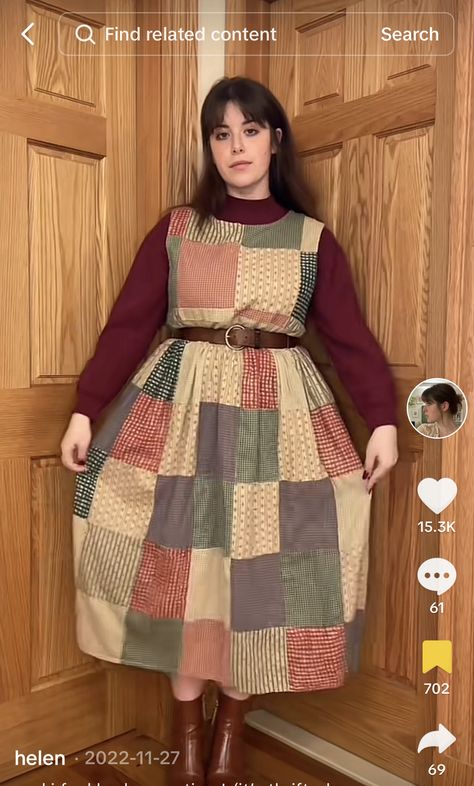 Granny Outfit Style, Aubree Aesthetic, Granny Core Outfits, Granny Core Aesthetic, Granny Outfit, Tokyo Ootd, Outfit Edit, Core Outfits, Grandma Style