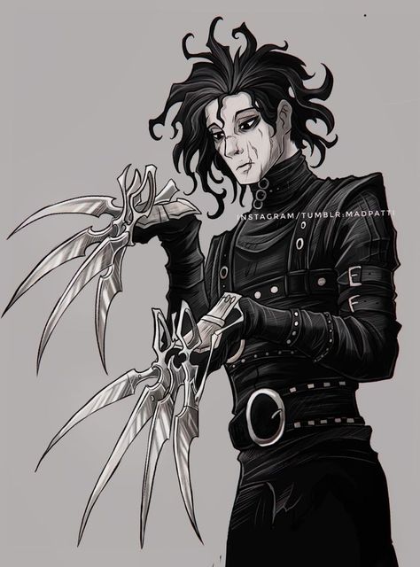 Edward Scissor, Scissor Hands, Tim Burton Characters, The Legend Of Sleepy Hollow, Tim Burton Movies, Tim Burton Style, Gothic Men, Tim Burton Art, Tim Burton Films