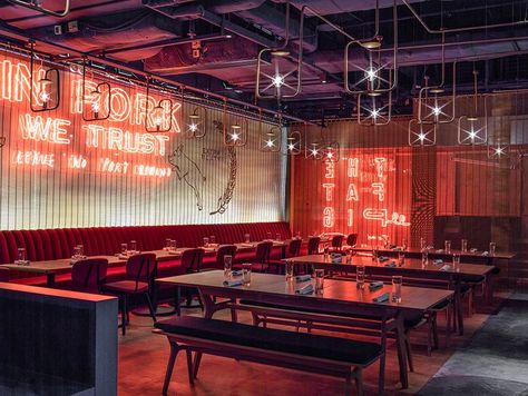 Pig Restaurant, Korean Bar, Korean Bbq Restaurant, Architecture Restaurant, Fat Pig, Noodle Bar, Causeway Bay, Design Café, Korean Restaurant