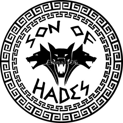 Son of Hades Tatuagem Percy Jackson, Hades Symbol, Hades Daughter, Daughter Of Hades, Hades Tattoo, Hades Aesthetic, Emma Thomas, Son Of Hades, Greek Tattoos