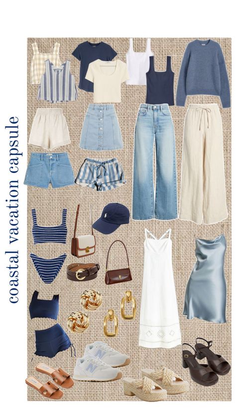 Capsule Wardrobe Casual, Capsule Wardrobe Women, Fashion Capsule Wardrobe, Summer Capsule Wardrobe, Wardrobe Outfits, Fashion Capsule, Pantalon Large, Summer Fashion Outfits, Inspiration Mode