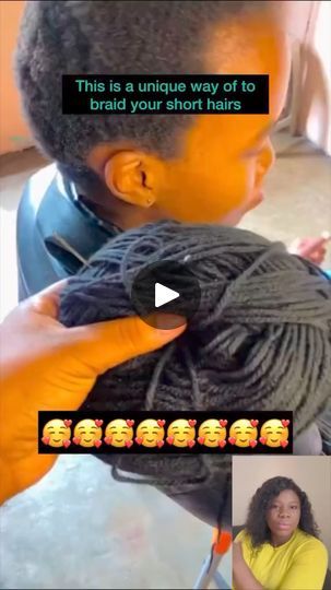 Cornrows For Short Hair, Make Cornrows, Natural Cornrow Hairstyles Short Hair, How To Braid Short Hair, Hairstyles For Short Hair Braids, Natural Cornrow Hairstyles, Braiding Your Own Hair, Hair Hack, Lil Girl Hairstyles