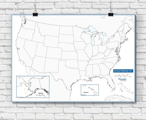 Usa road trip map