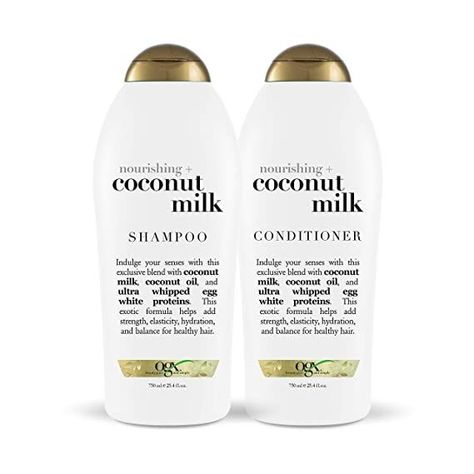 Nourishing + Coconut Milk Shampoo & Conditioner, Set for 33% OFF!! Comment below if you scored & share with a friend!! 👉#ad As an Amazon Associate, I earn from qualifying purchases. Product prices and availability are accurate as of the date/time posted and are subject to change. Limited time only #amazon #amazondeals #amazonprime #amazonsellers #dealoftheday #couponing Ogx Coconut Milk, Ogx Hair Products, Coconut Milk Shampoo, Coconut Shampoo, Nourishing Shampoo, Best Shampoos, Egg White, Shampoo Conditioner, How To Make Hair