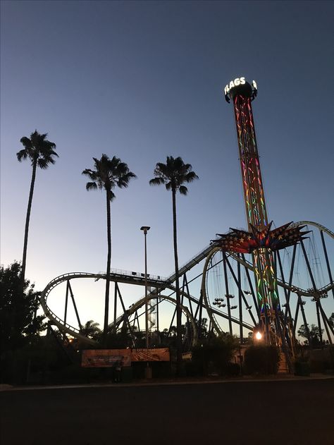 Six Flags California, Six Flags Great Adventure Aesthetic, Six Flags Discovery Kingdom, Great America Theme Park California, Magic Mountain California Six Flags, 6 Flags Theme Park, Senior Year Planning, Vallejo California, Cali Summer