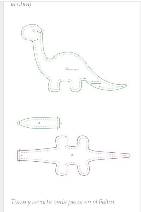 Simple Plush Sewing Pattern, How To Sew A Dinosaur, Dino Pattern Sewing, Free Pdf Sewing Patterns Stuffed Animals, 3d Felt Animals, Plush Dinosaur Pattern, Dino Stuffed Animal Pattern, Free Stuffie Sewing Patterns, Dino Plush Pattern Free